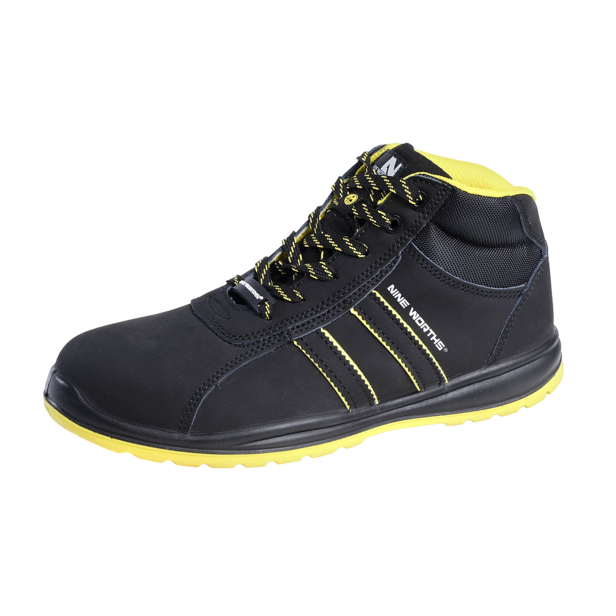 TYSON - HIGH-TOP SAFETY SHOES - 7038 | Black