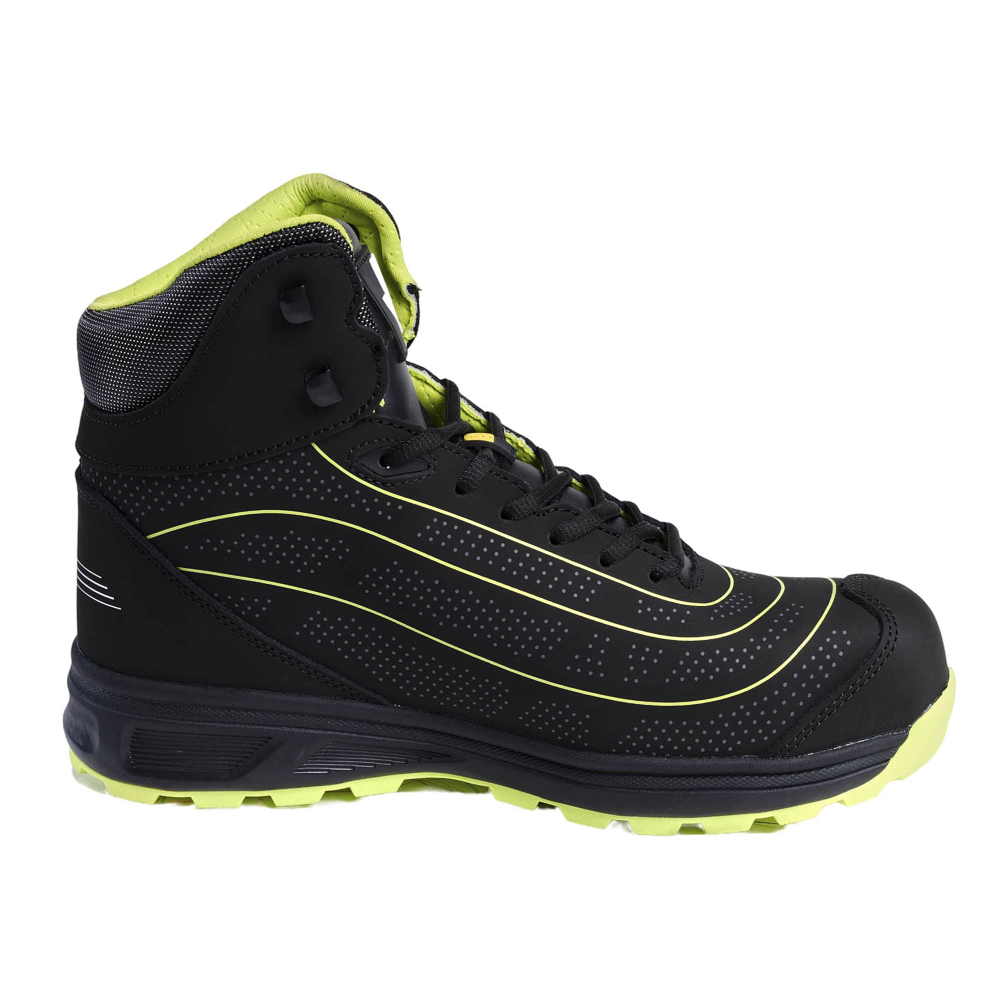 STRIKE - CHAUSSURES MONTANTES DE SECURITE - 7046 | Noir / Jaune fluo