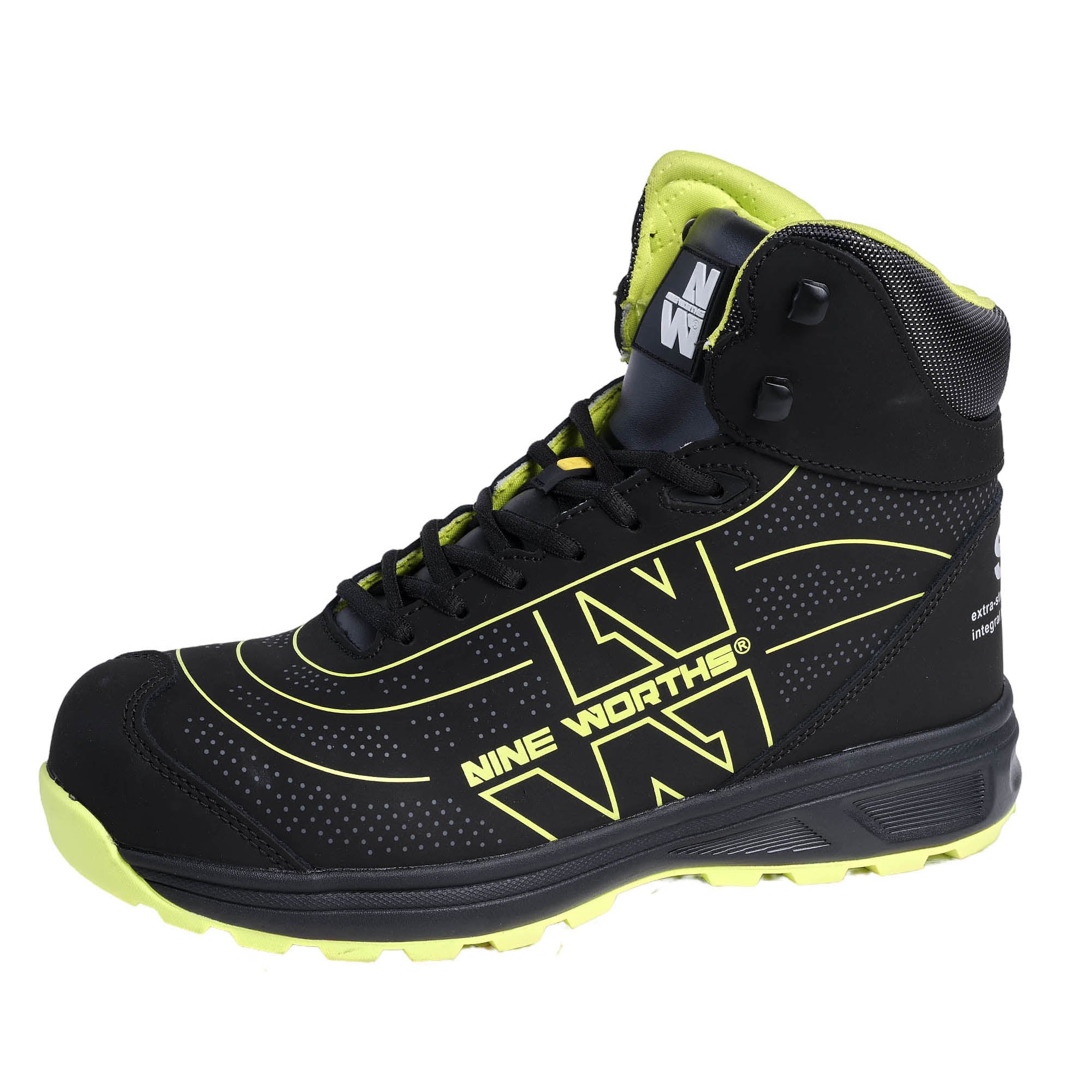 STRIKE - CHAUSSURES MONTANTES DE SECURITE - 7046 | Noir / Jaune fluo