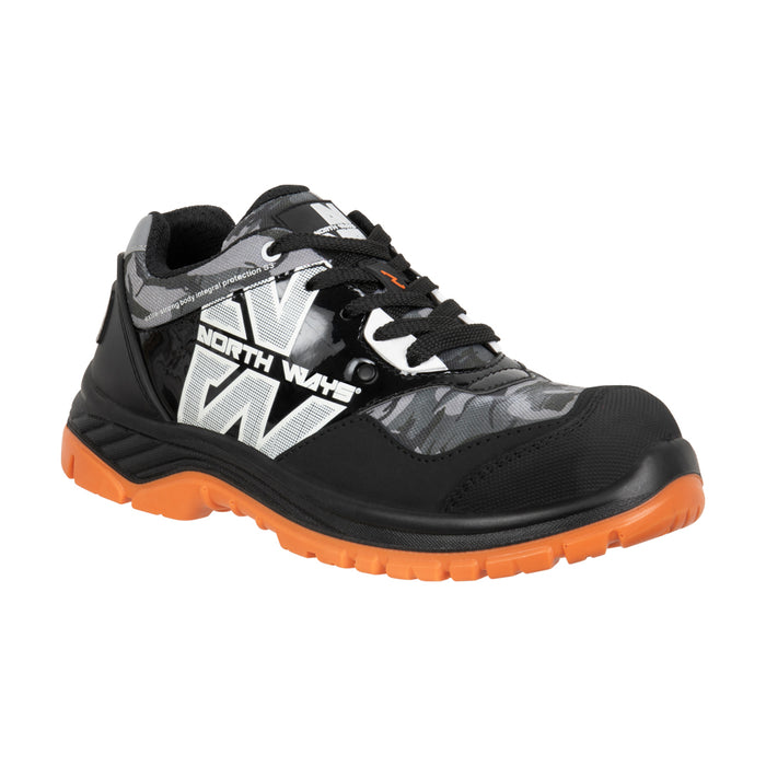 POWELL - LOW SAFETY SHOES - 7047 | Black / Woodland