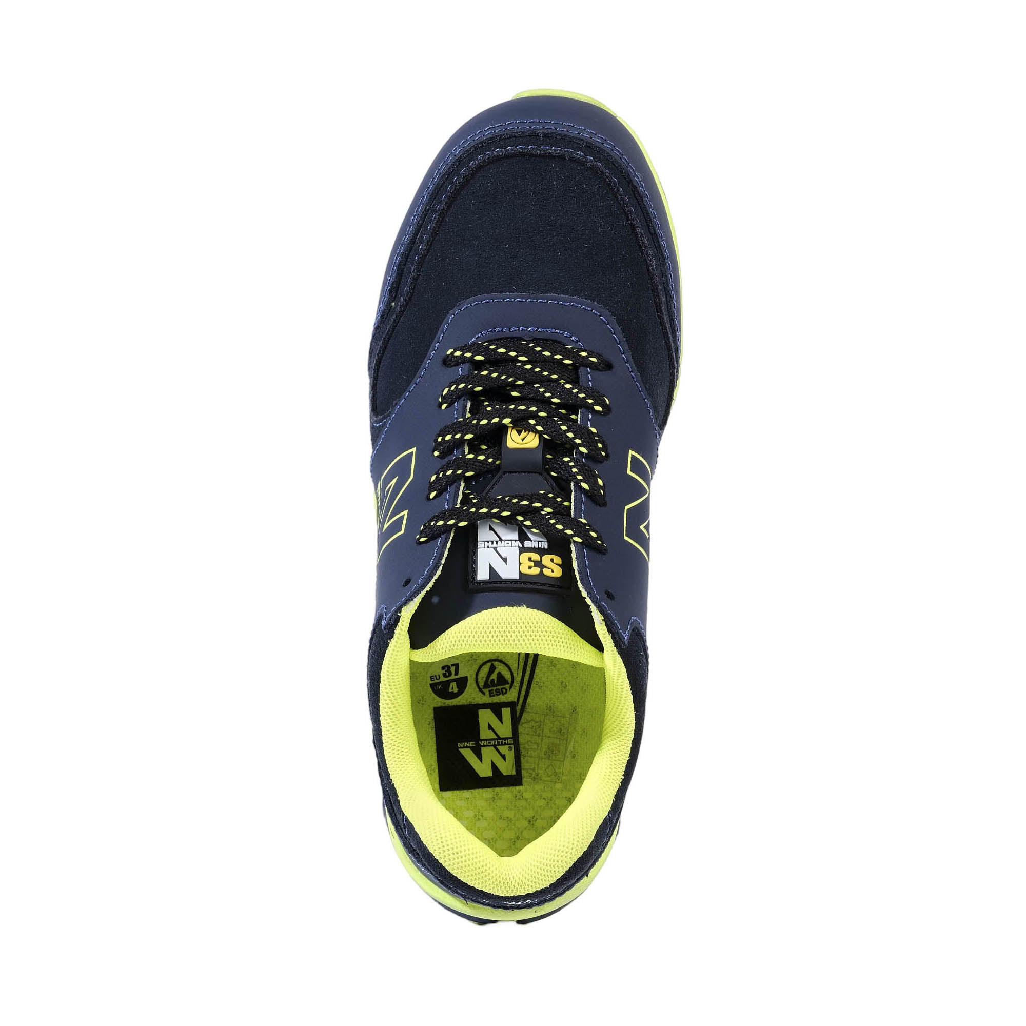 SHELLY - CHAUSSURES BASSES DE SECURITE - 7064 | Marine / Jaune fluo