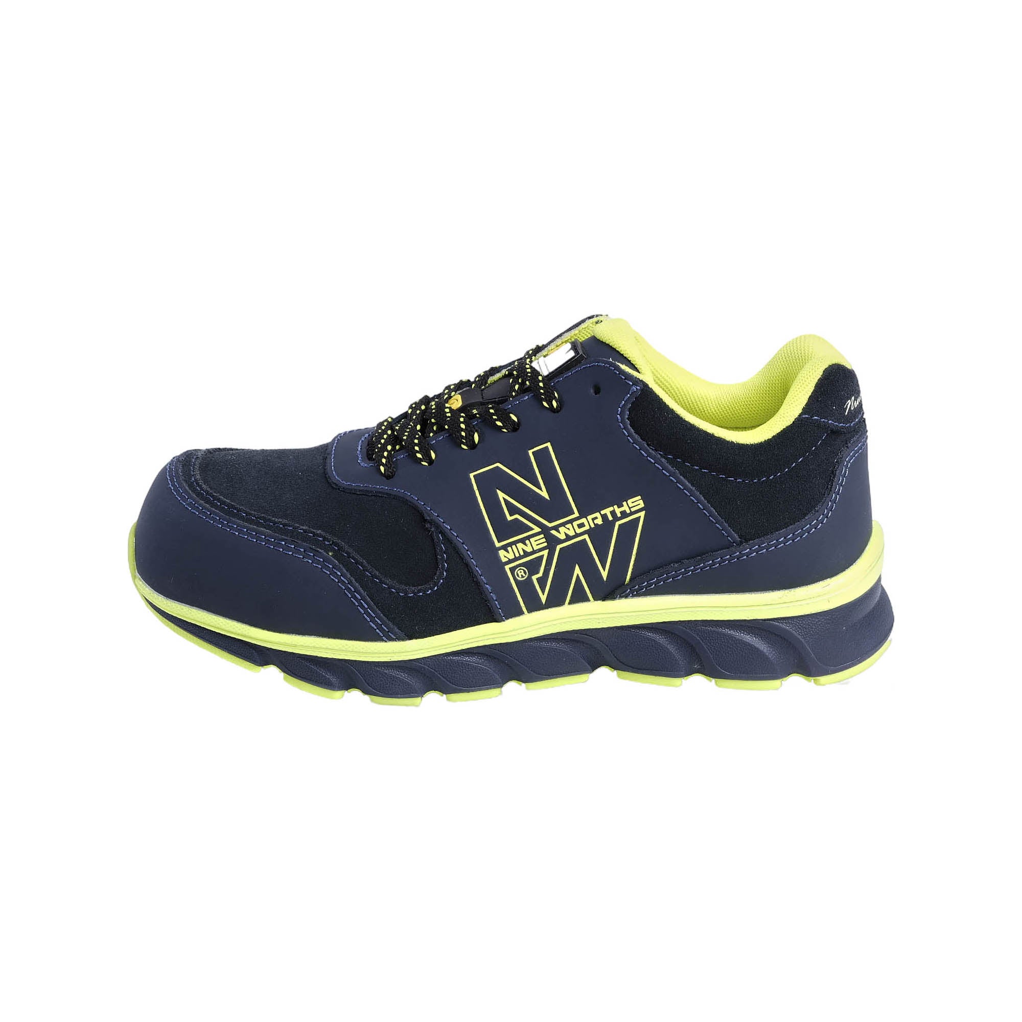 SHELLY - CHAUSSURES BASSES DE SECURITE - 7064 | Marine / Jaune fluo