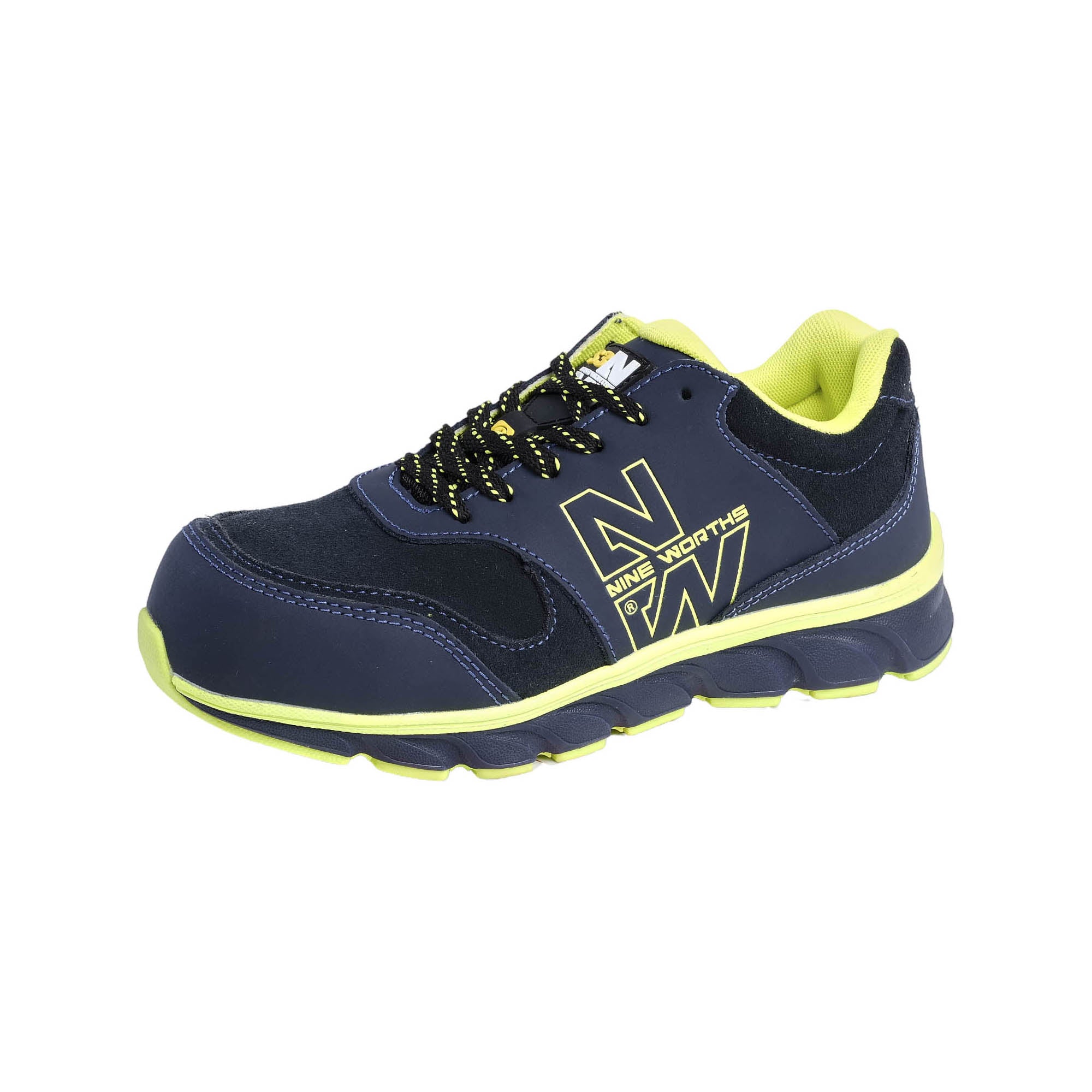 SHELLY - CHAUSSURES BASSES DE SECURITE - 7064 | Marine / Jaune fluo