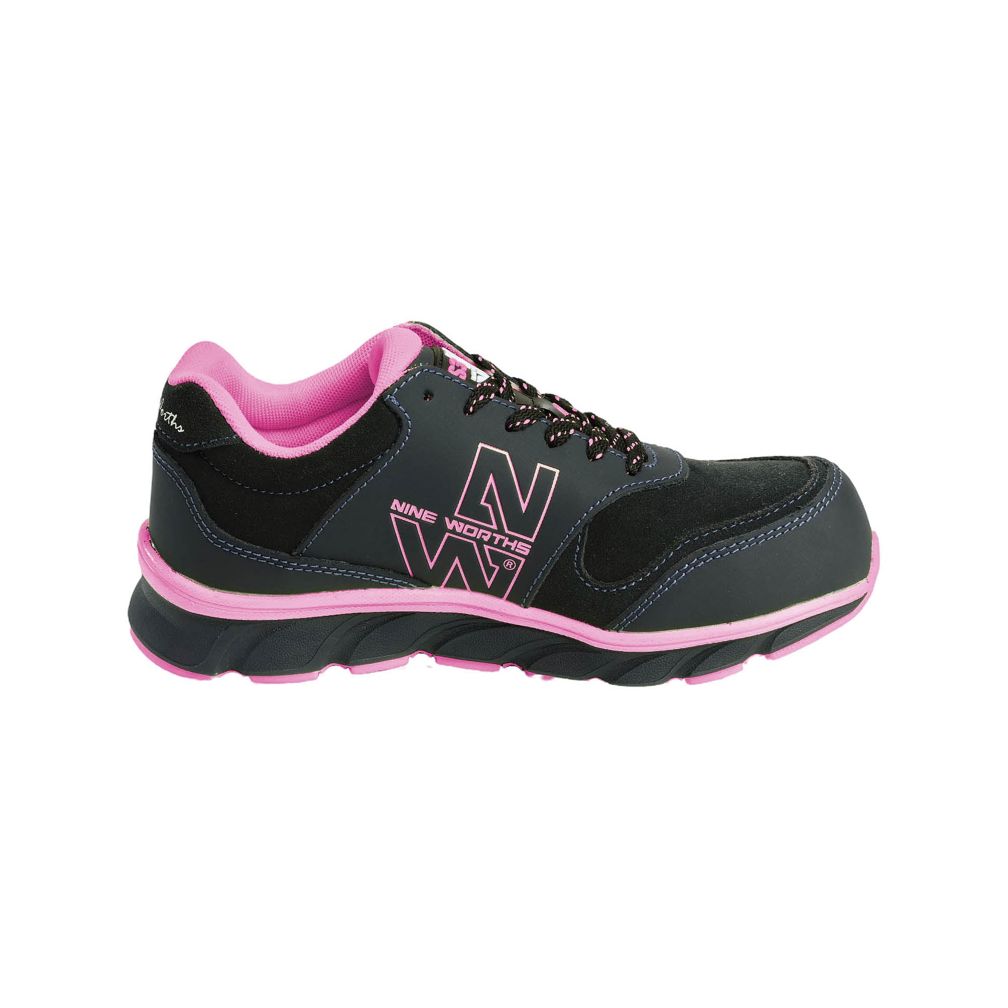 SHELLY - CHAUSSURES BASSES DE SECURITE - 7064 | Noir / Fushia