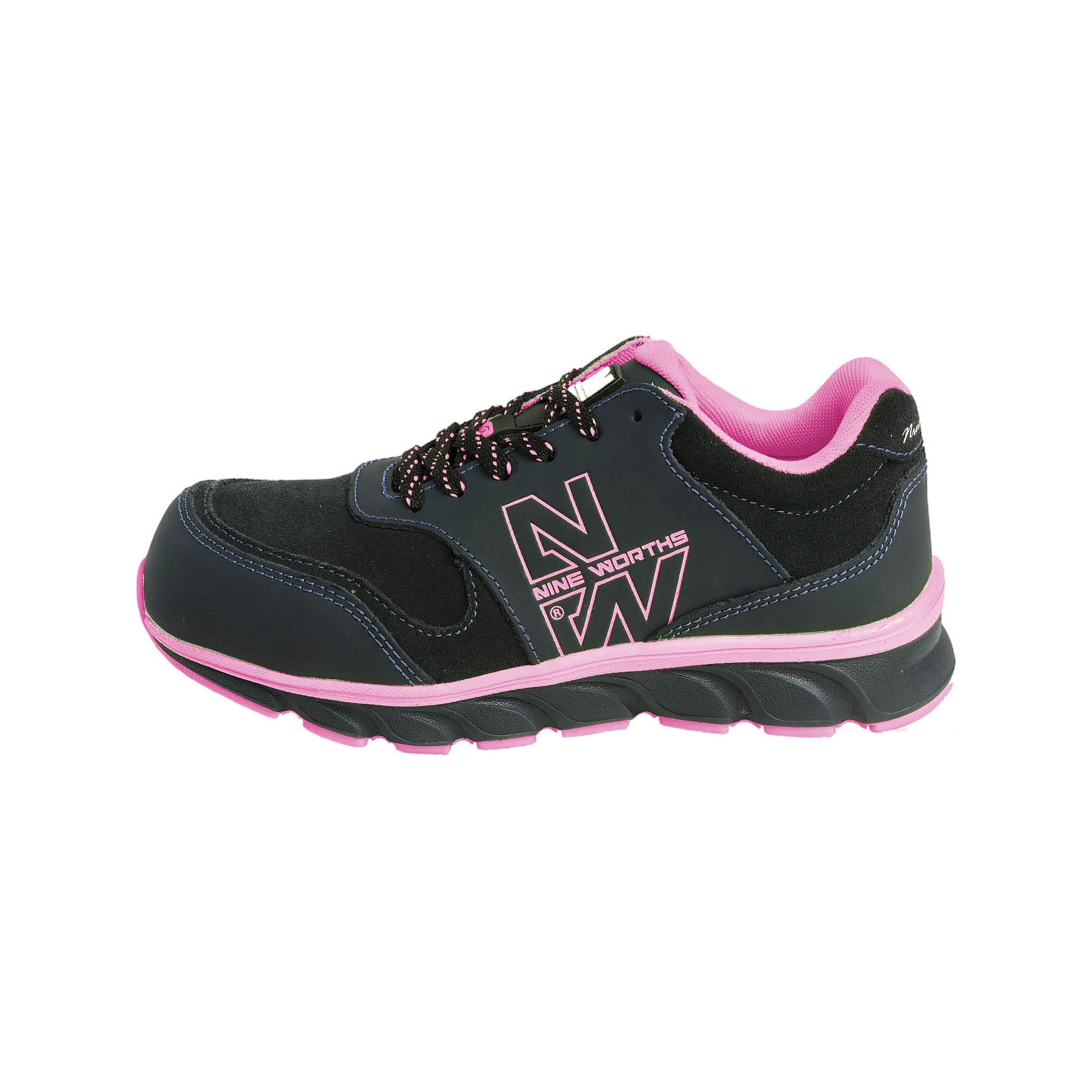 SHELLY - CHAUSSURES BASSES DE SECURITE - 7064 | Noir / Fushia