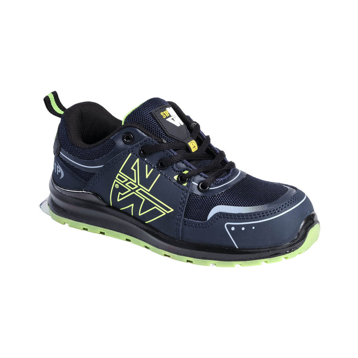 PEREC - CHAUSSURES BASSES DE SECURITE - 7065 | Marine / Jaune fluo