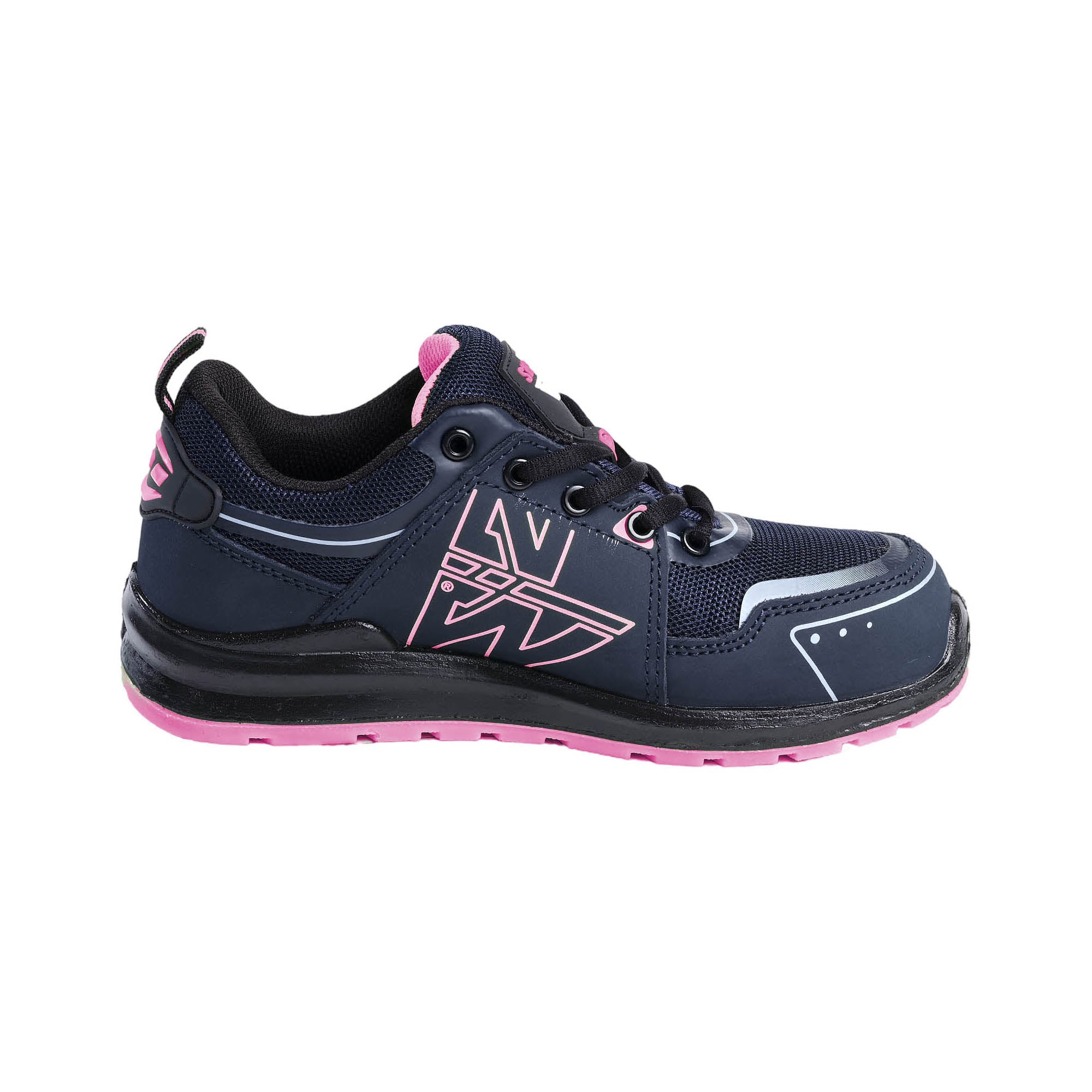 PEREC - CHAUSSURES BASSES DE SECURITE - 7065 | Noir / Fushia