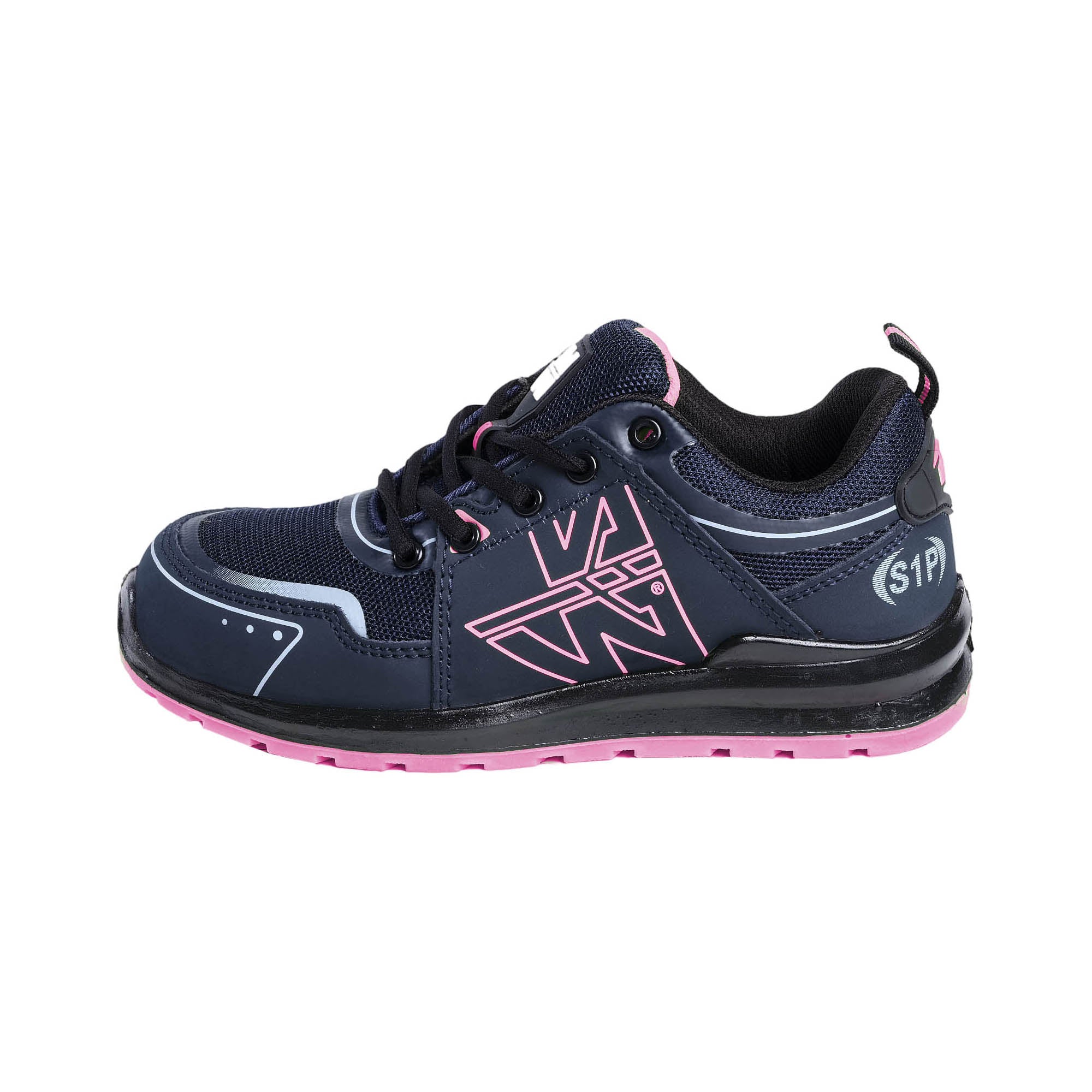 PEREC - CHAUSSURES BASSES DE SECURITE - 7065 | Noir / Fushia