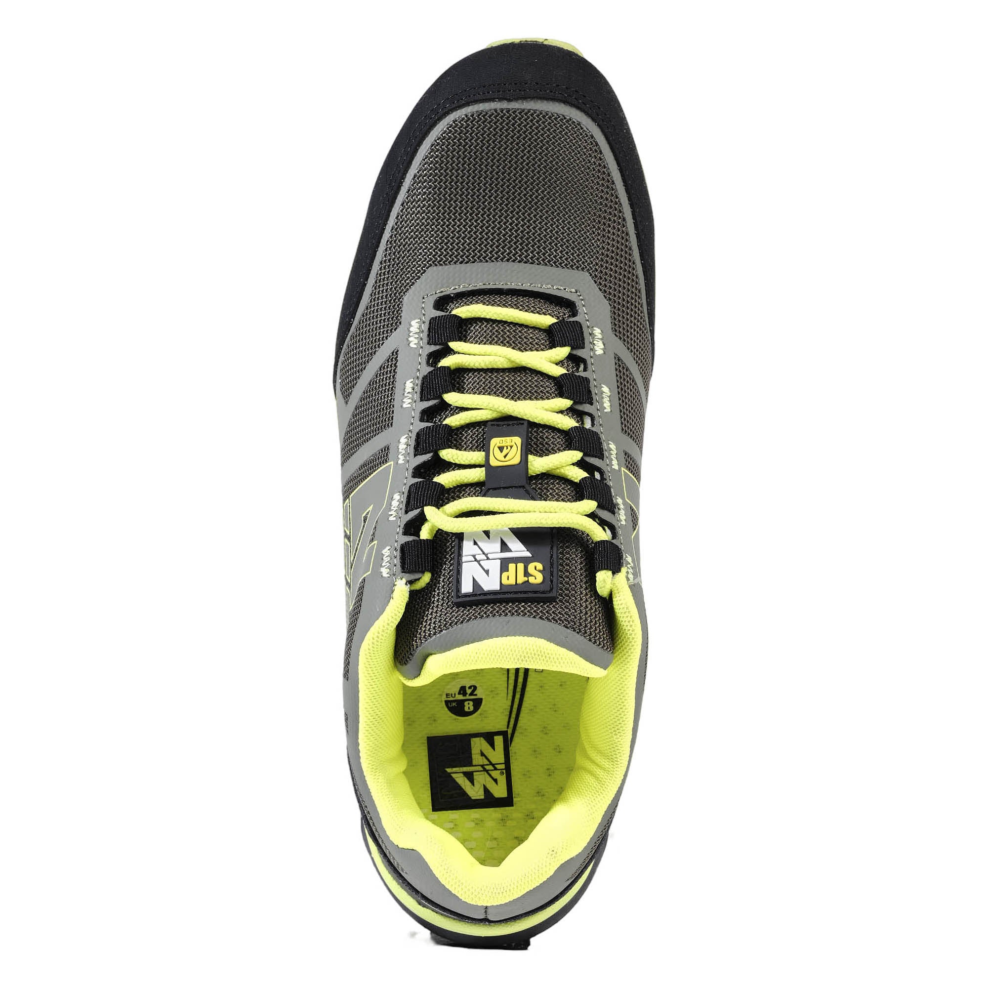 JUSTIN - CHAUSSURES BASSES DE SECURITE - 7073 | Noir / Jaune fluo