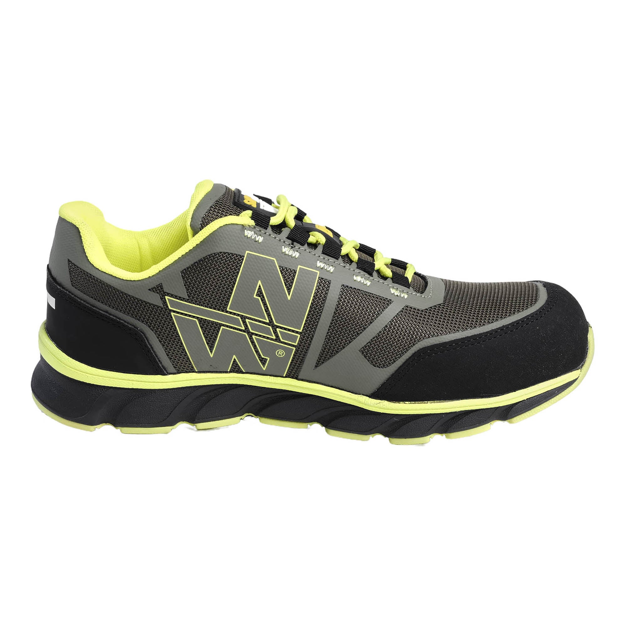 JUSTIN - CHAUSSURES BASSES DE SECURITE - 7073 | Noir / Jaune fluo