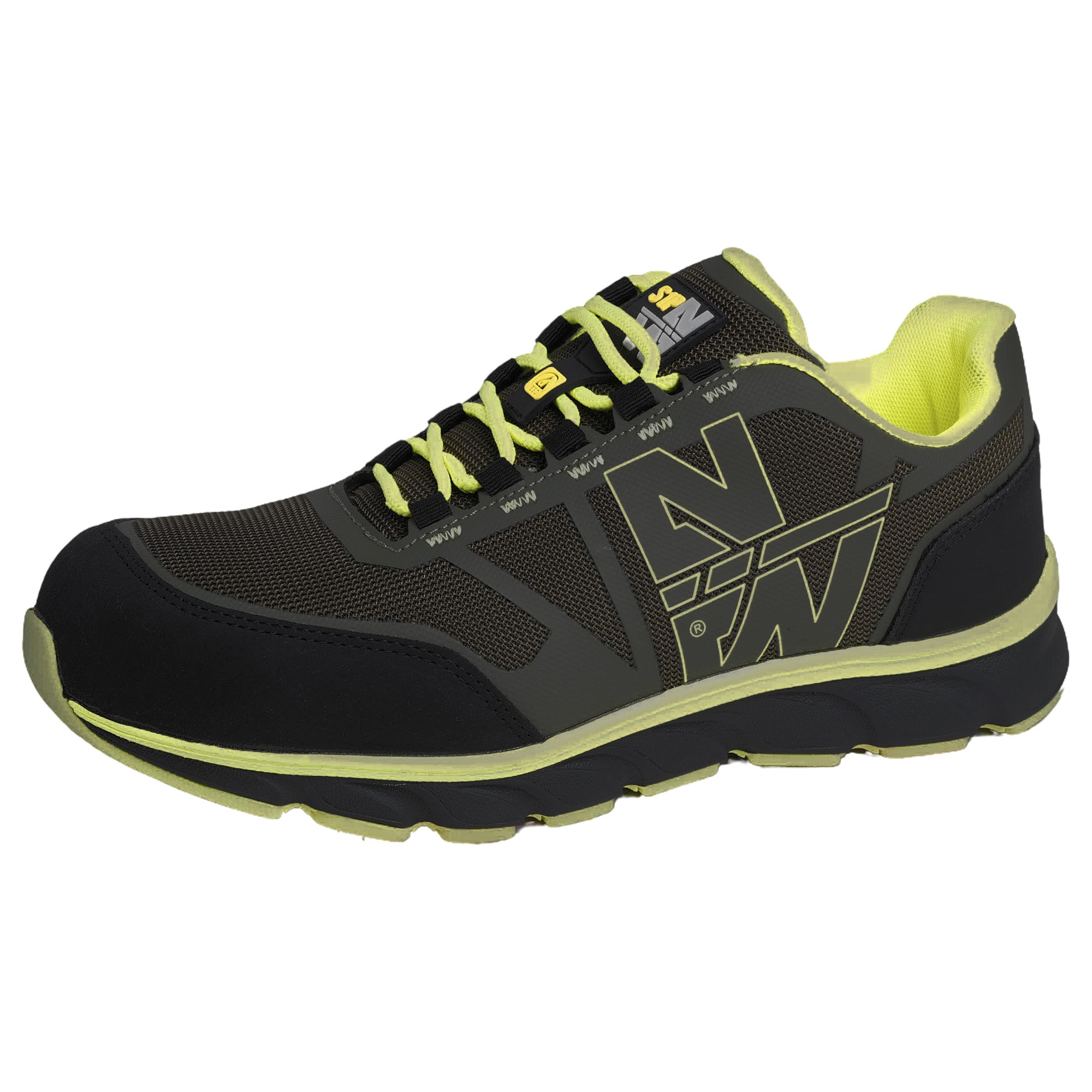 JUSTIN CHAUSSURES BASSES DE SECURITE 7073 Noir Jaune fluo