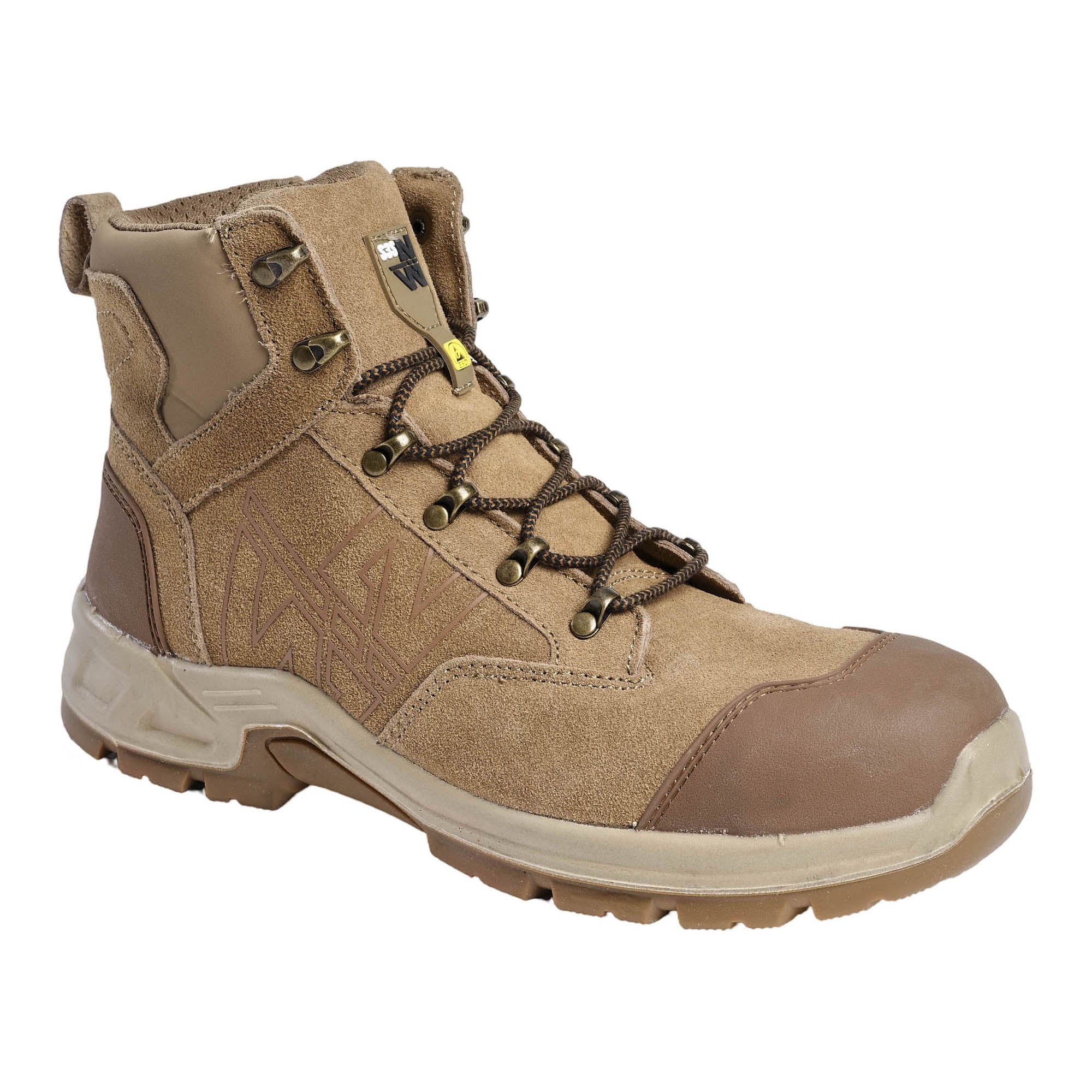 Beige work boots on sale