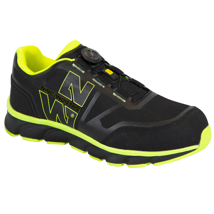 NURMI - CHAUSSURES BASSES DE SECURITE - 7076 | Noir / Jaune fluo