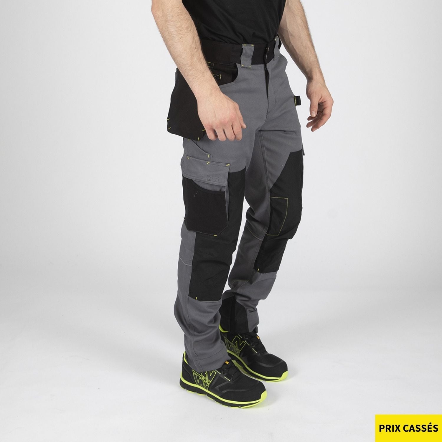 HOWARD - PANTALON DE TRAVAIL - 1215 | Gris / Noir