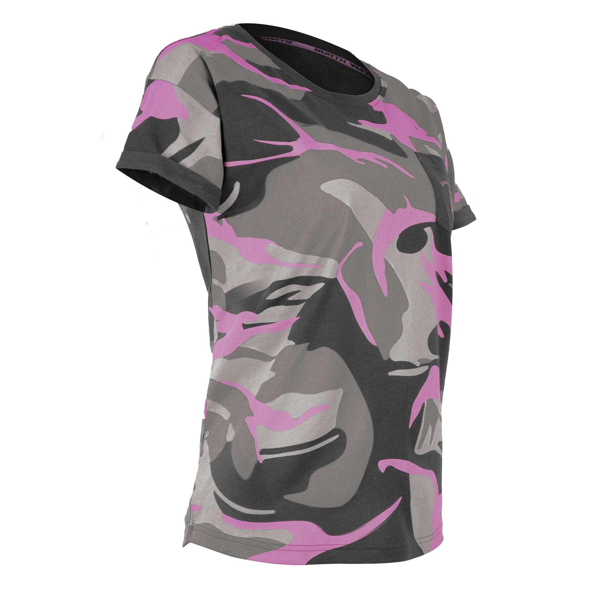 CHERRY - T-SHIRT MANCHES COURTES - 1269 | Noir / Fushia