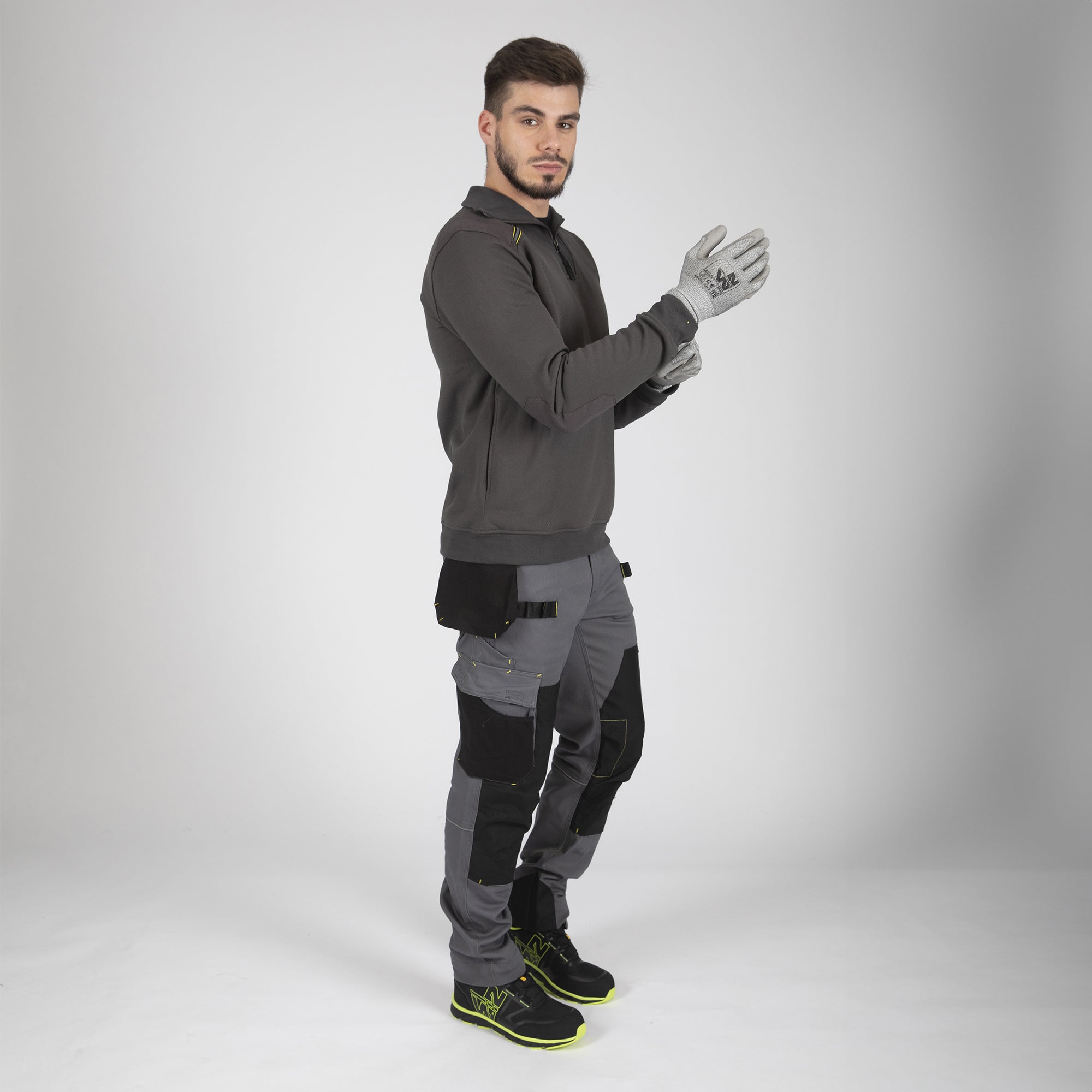 BLAINE - WORK GLOVES - 4003 | Heather gray