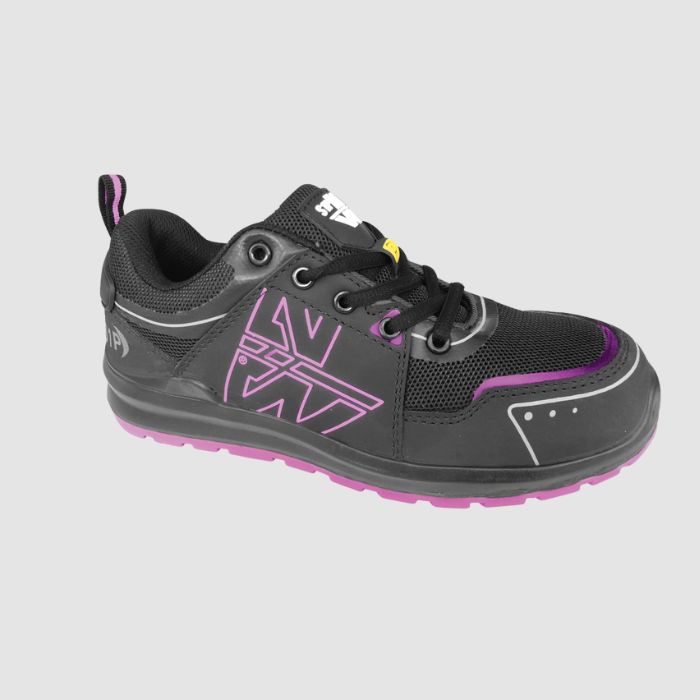 PEREC - CHAUSSURES BASSES DE SECURITE - 7065 | Noir / Fushia