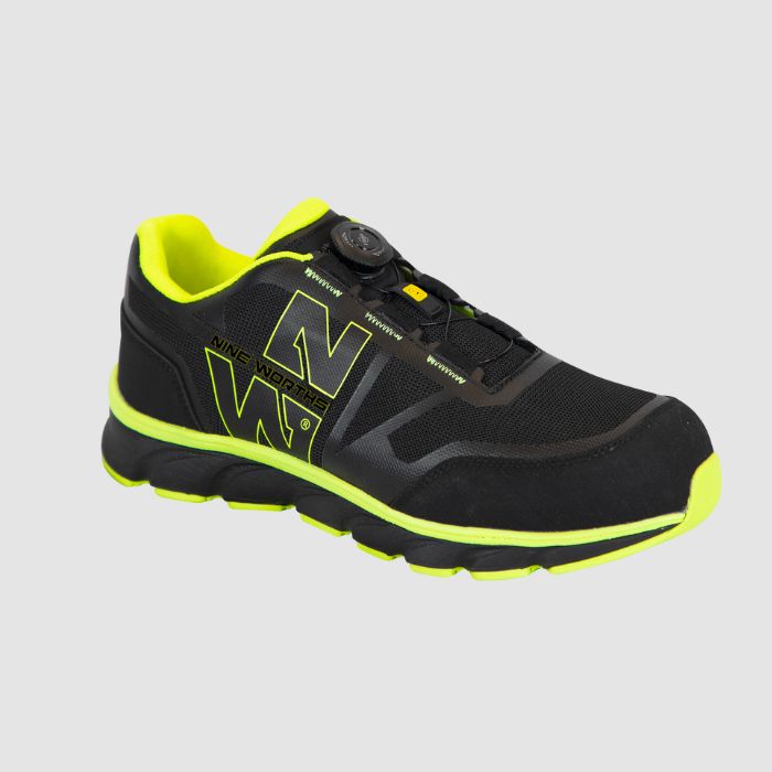 NURMI - CHAUSSURES BASSES DE SECURITE - 7076 | Noir / Jaune fluo